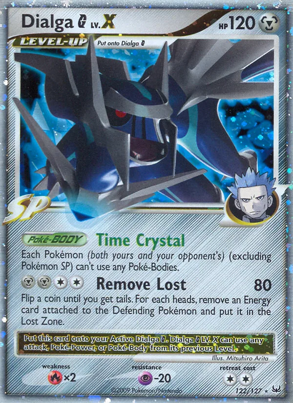 Dialga G LV.X #122 Platinum Pokemon card