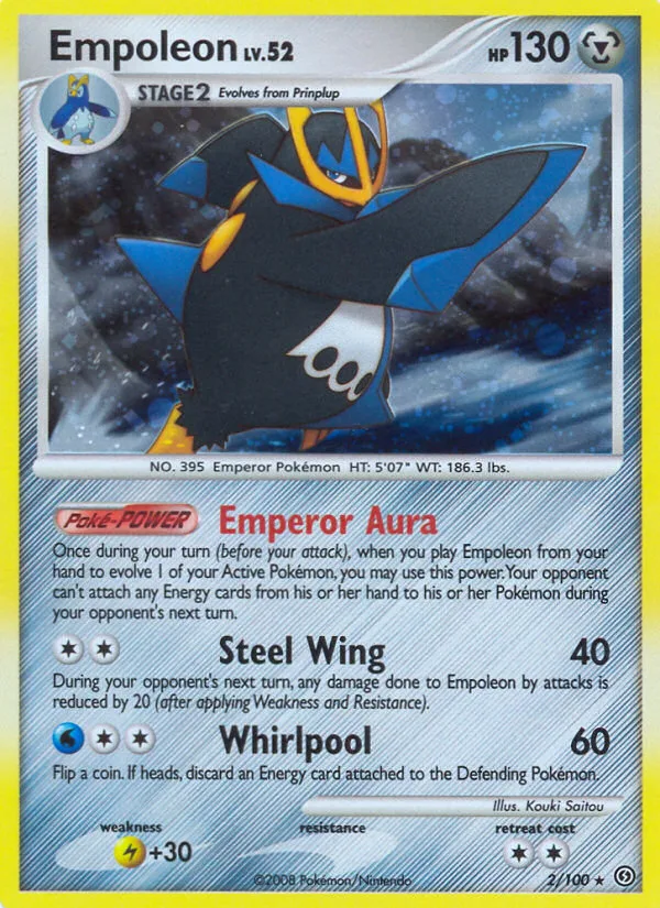 Empoleon #2 Stormfront Pokemon card