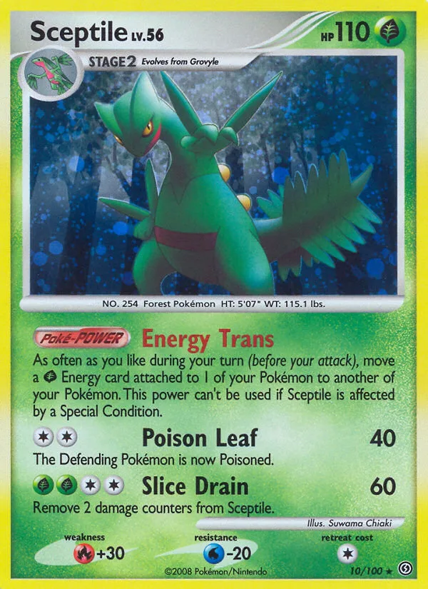 Sceptile #10 Stormfront Pokemon card