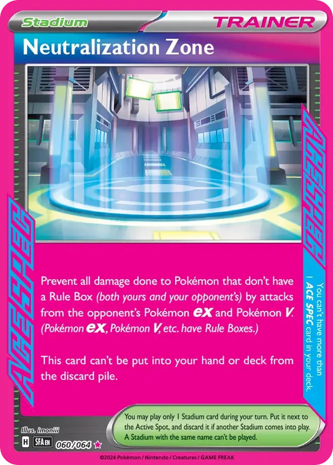 Neutralization Zone #60 Shrouded Fable Pokemon card