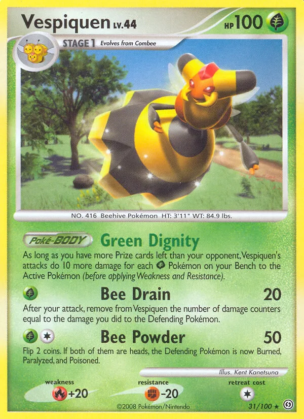 Vespiquen #31 Stormfront Pokemon card
