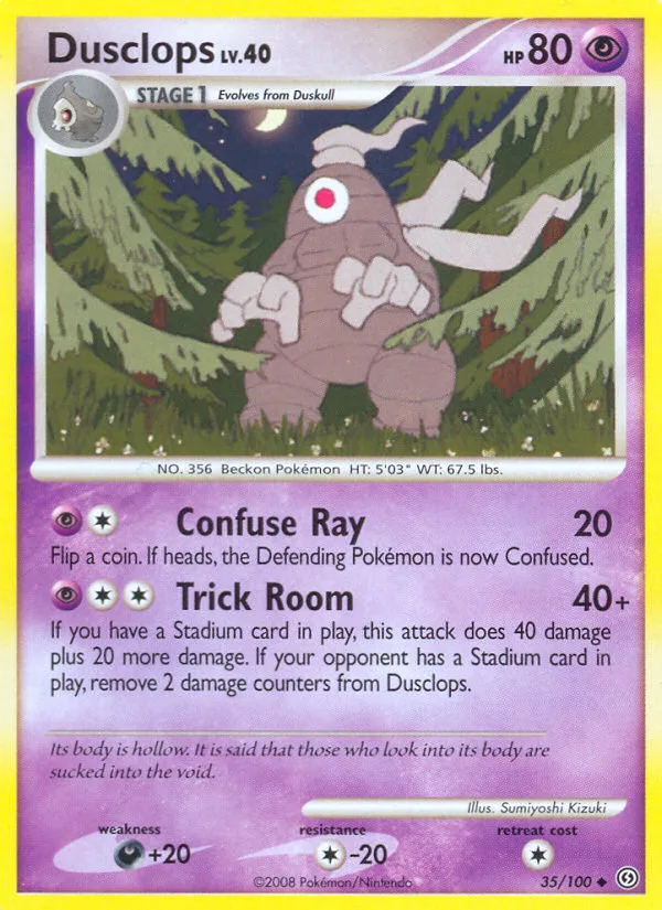 Dusclops #35 Stormfront Pokemon card