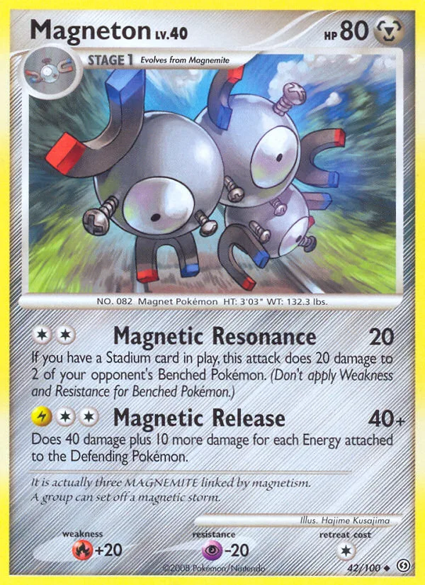 Magneton #42 Stormfront Pokemon card