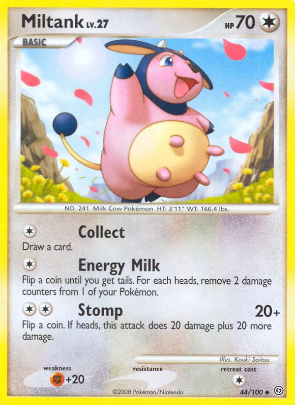 Miltank #44 Stormfront Pokemon card