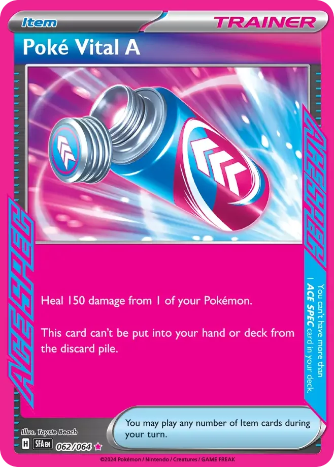 Poké Vital A #62 Shrouded Fable Pokemon card