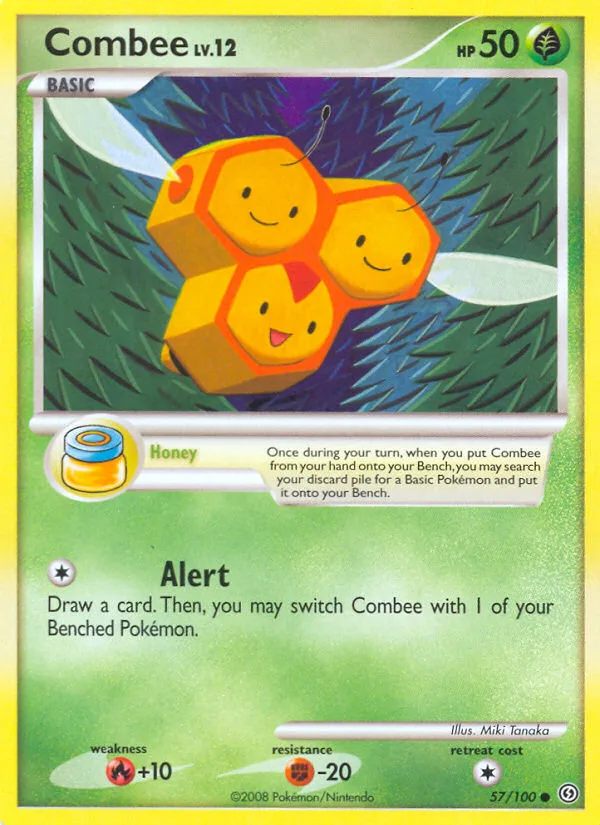 Combee #57 Stormfront Pokemon card