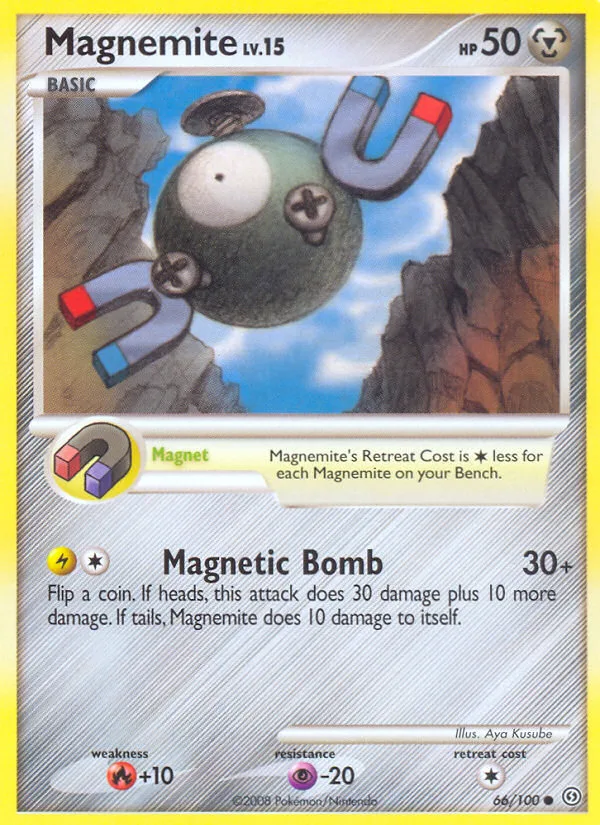 Magnemite #66 Stormfront Pokemon card