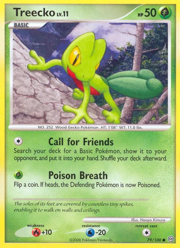 Treecko #79 Stormfront Pokemon card