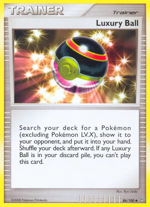 Luxury Ball #86 Stormfront Pokemon card