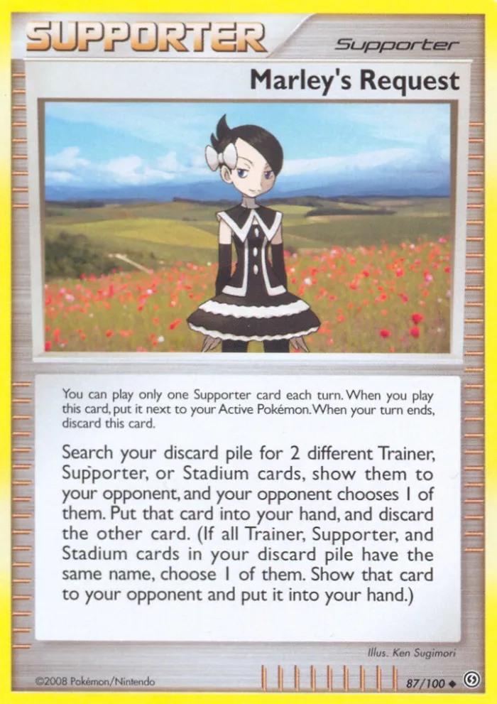 Marley's Request #87 Stormfront Pokemon card