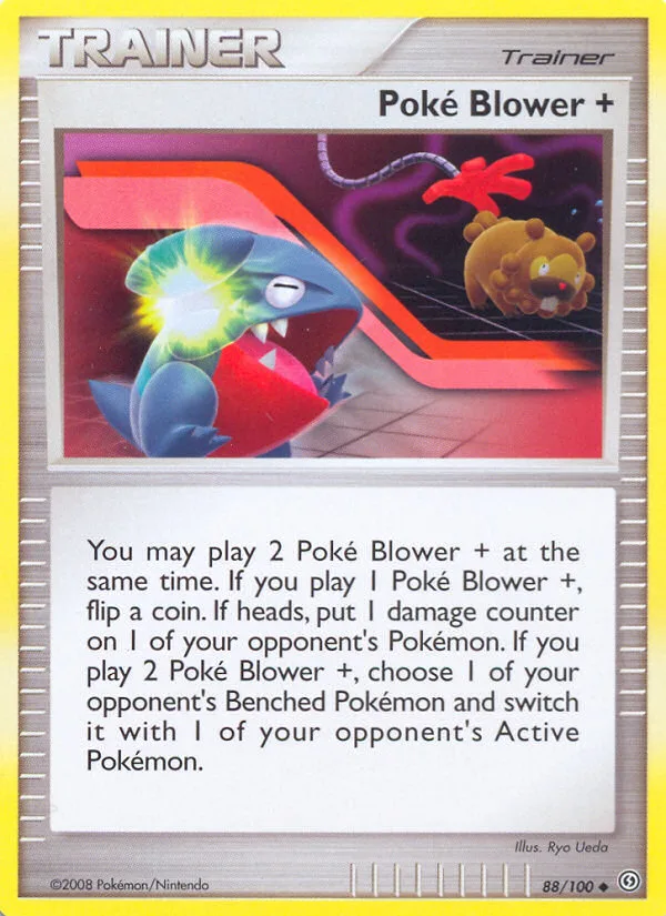 Poké Blower + #88 Stormfront Pokemon card