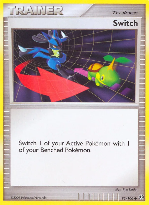 Switch #93 Stormfront Pokemon card