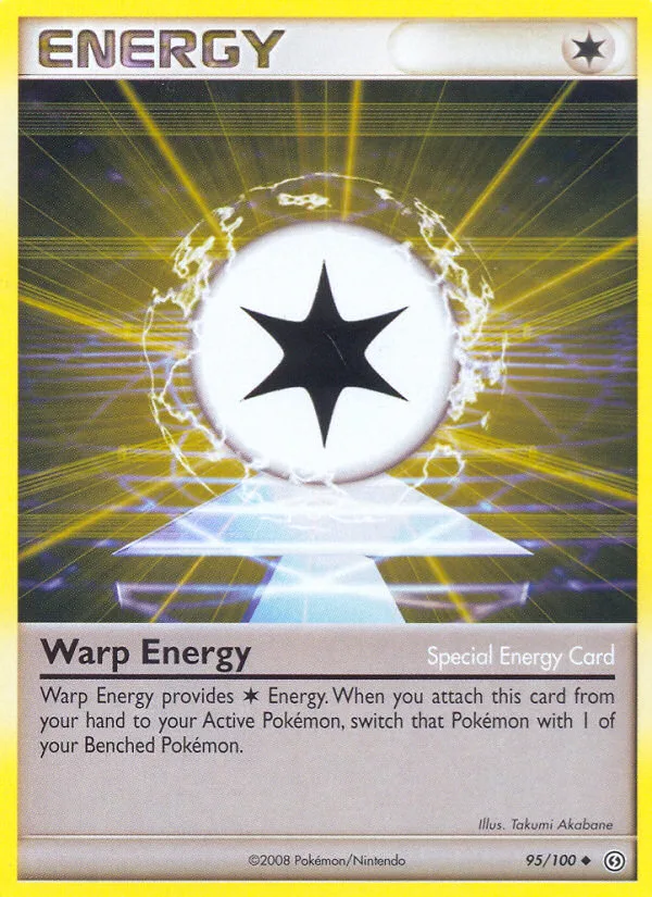 Warp Energy #95 Stormfront Pokemon card