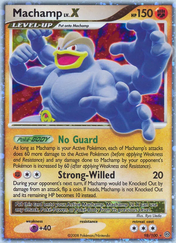 Machamp LV.X #98 Stormfront Pokemon card