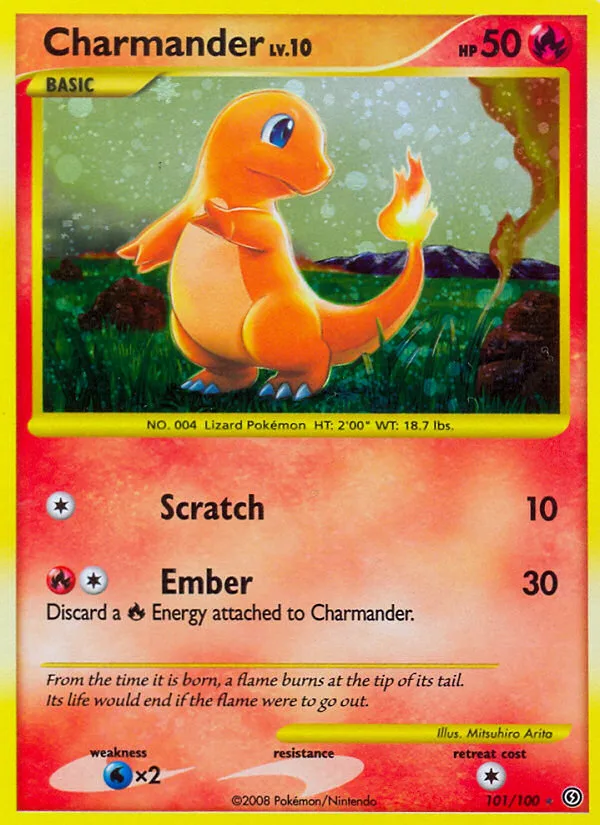 Charmander #101 Stormfront Pokemon card