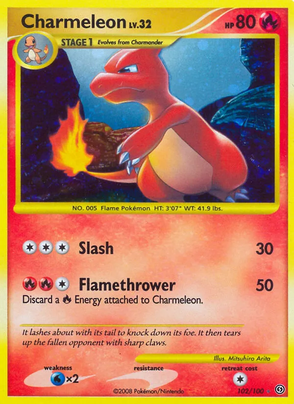 Charmeleon #102 Stormfront Pokemon card