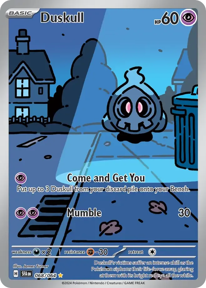 Duskull #68 Shrouded Fable Pokemon card