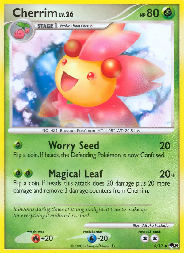 Cherrim #6 POP Series 8 Pokemon card
