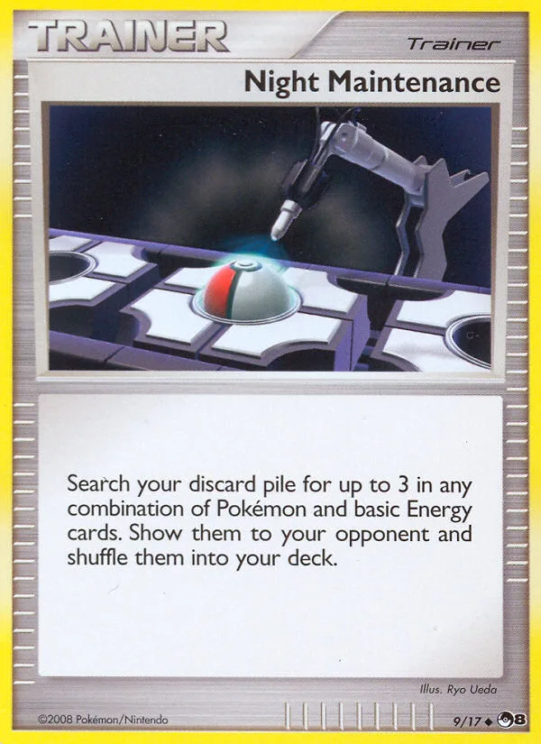 Night Maintenance #9 POP Series 8 Pokemon card
