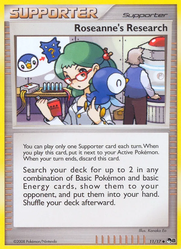 Roseanne's Research #11 POP Series 8 Pokemon card
