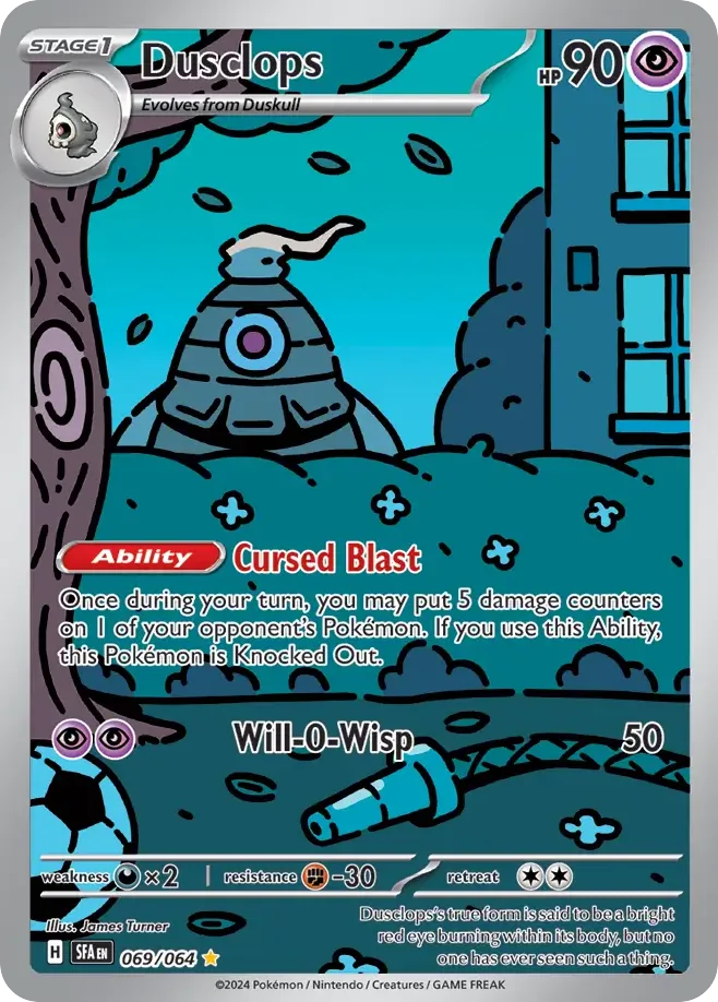 Dusclops #69 Shrouded Fable Pokemon card