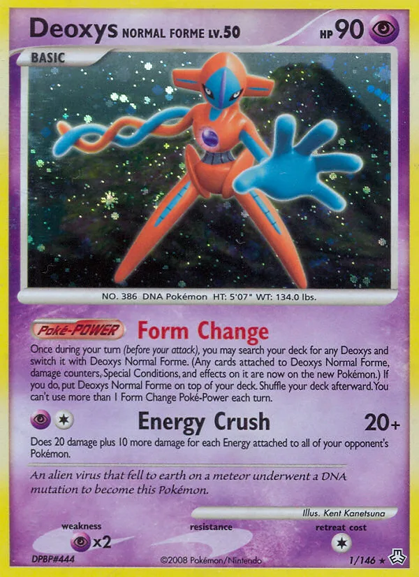Deoxys Normal Forme #1 Legends Awakened Pokemon card