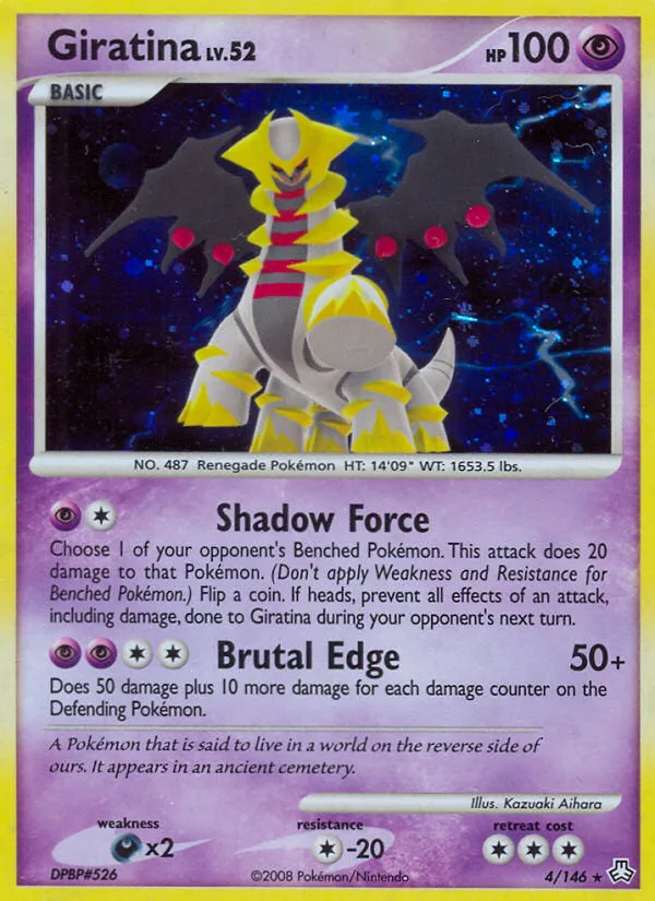 Giratina #4 Legends Awakened Pokemon card