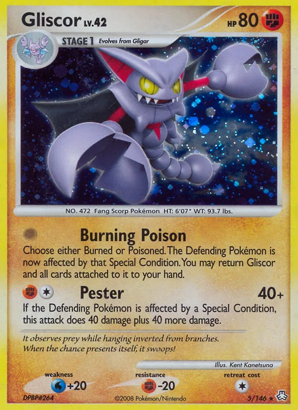Gliscor #5 Legends Awakened Pokemon card
