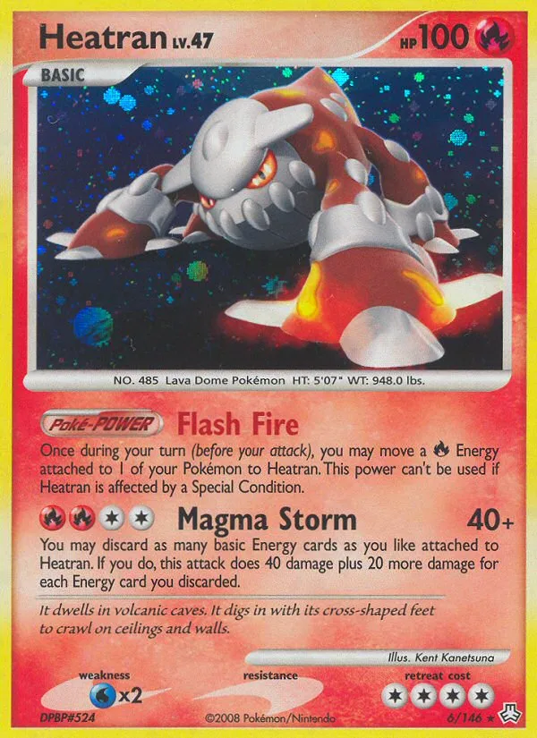 Heatran #6 Legends Awakened Pokemon card