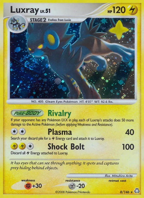 Luxray #8 Legends Awakened Pokemon card