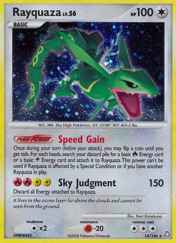 Rayquaza #14 Legends Awakened Pokemon card