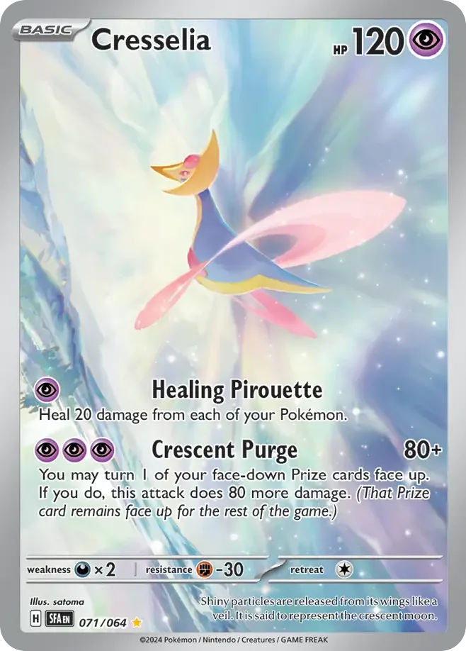 Cresselia #71 Shrouded Fable Pokemon card