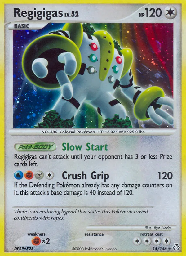 Regigigas #15 Legends Awakened Pokemon card