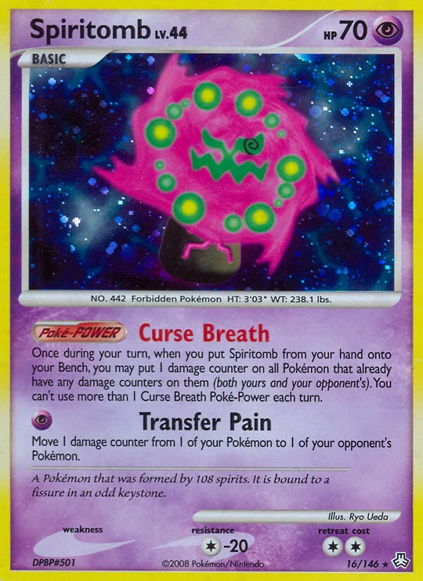 Spiritomb #16 Legends Awakened Pokemon card