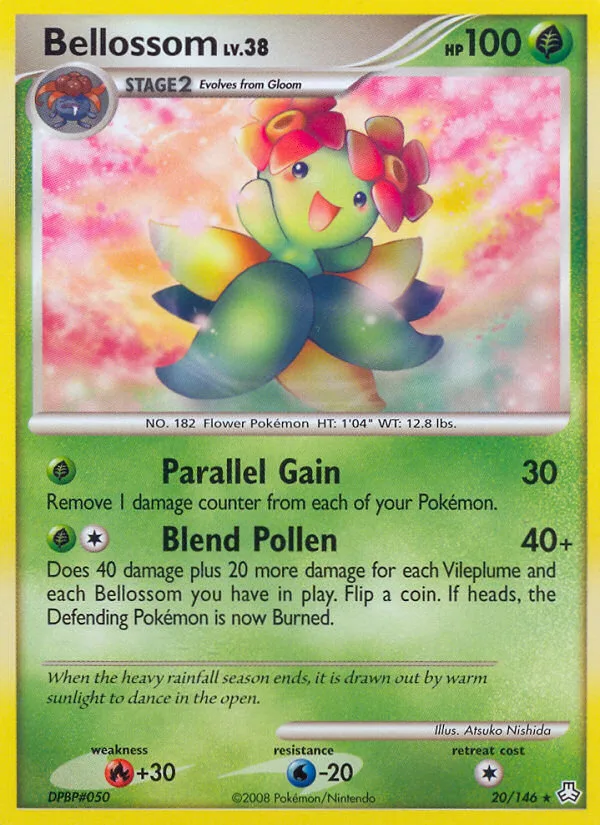 Bellossom #20 Legends Awakened Pokemon card