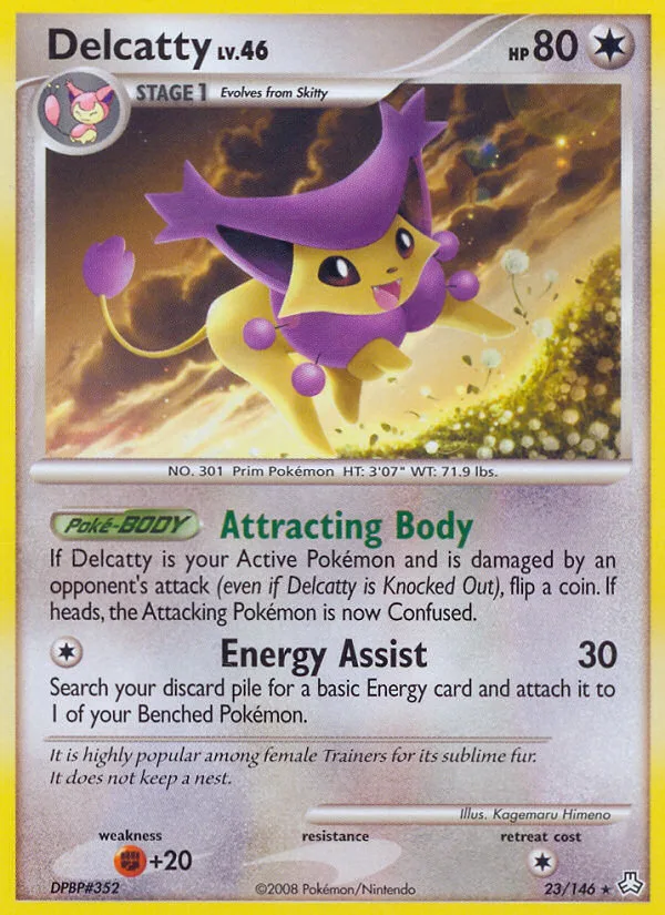 Delcatty #23 Legends Awakened Pokemon card