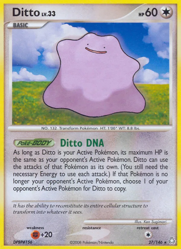 Ditto #27 Legends Awakened Pokemon card