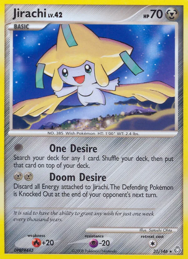 Jirachi #31 Legends Awakened Pokemon card