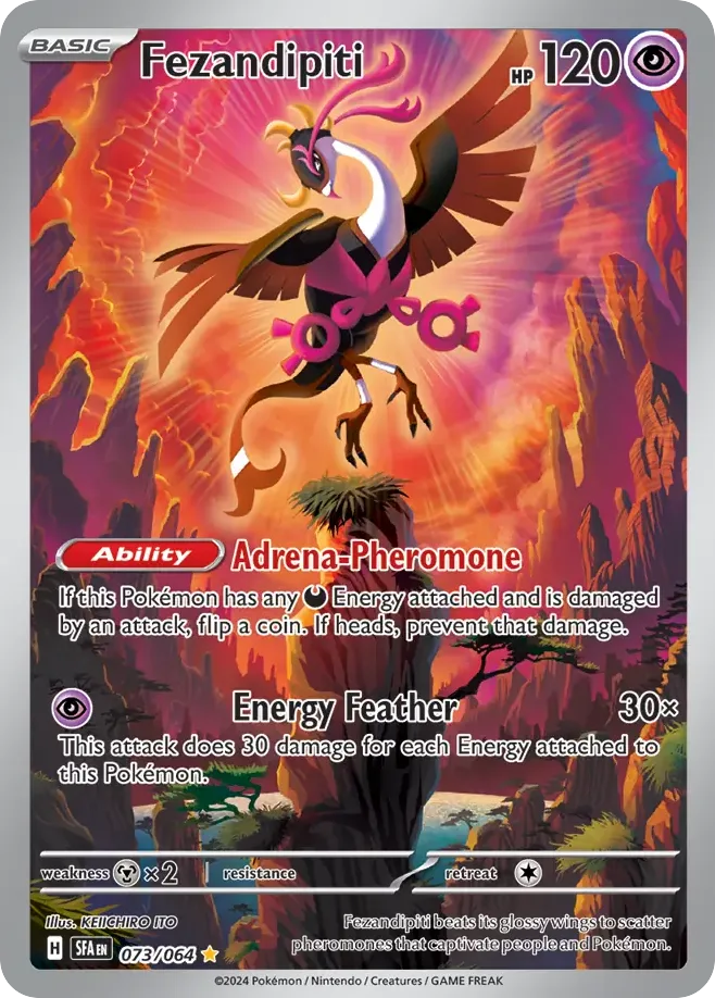 Fezandipiti #73 Shrouded Fable Pokemon card