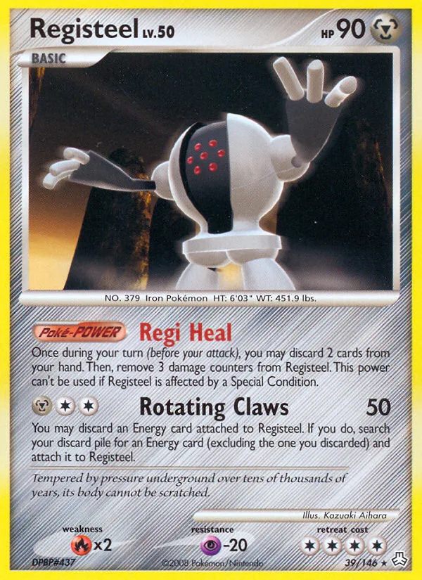 Registeel #39 Legends Awakened Pokemon card