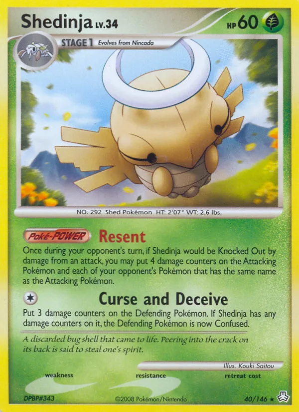 Shedinja #40 Legends Awakened Pokemon card