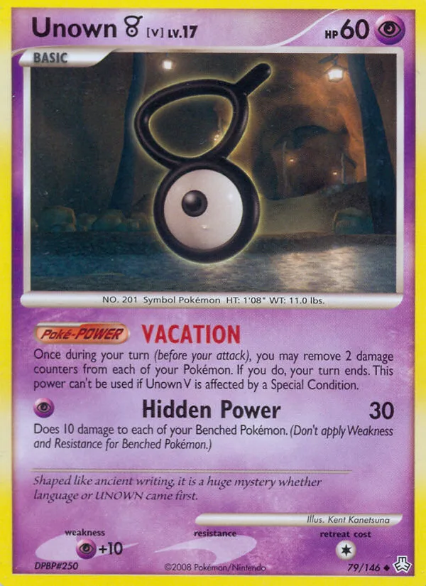 Unown [V] #79 Legends Awakened Pokemon card