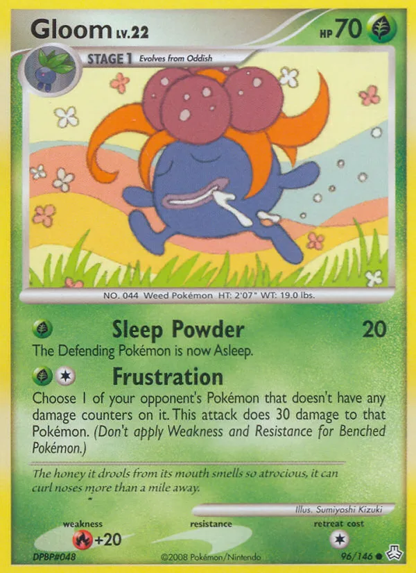 Gloom #96 Legends Awakened Pokemon card