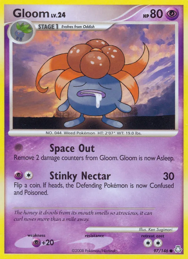 Gloom #97 Legends Awakened Pokemon card