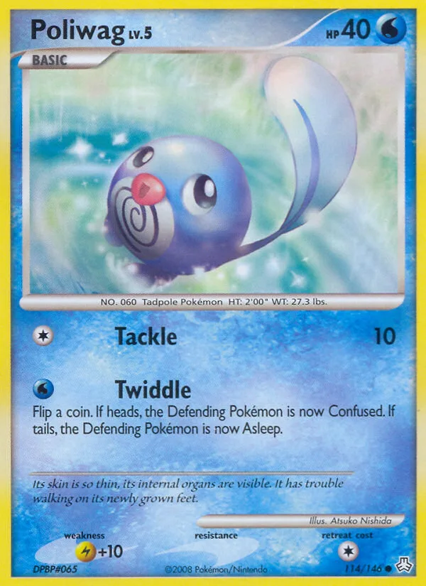 Poliwag #114 Legends Awakened Pokemon card