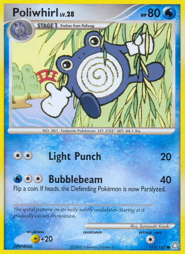 Poliwhirl #115 Legends Awakened Pokemon card
