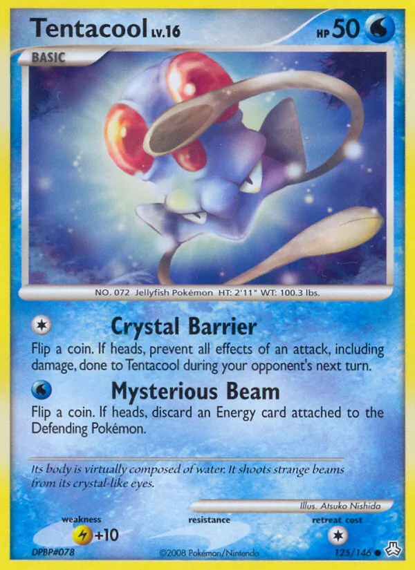 Tentacool #125 Legends Awakened Pokemon card