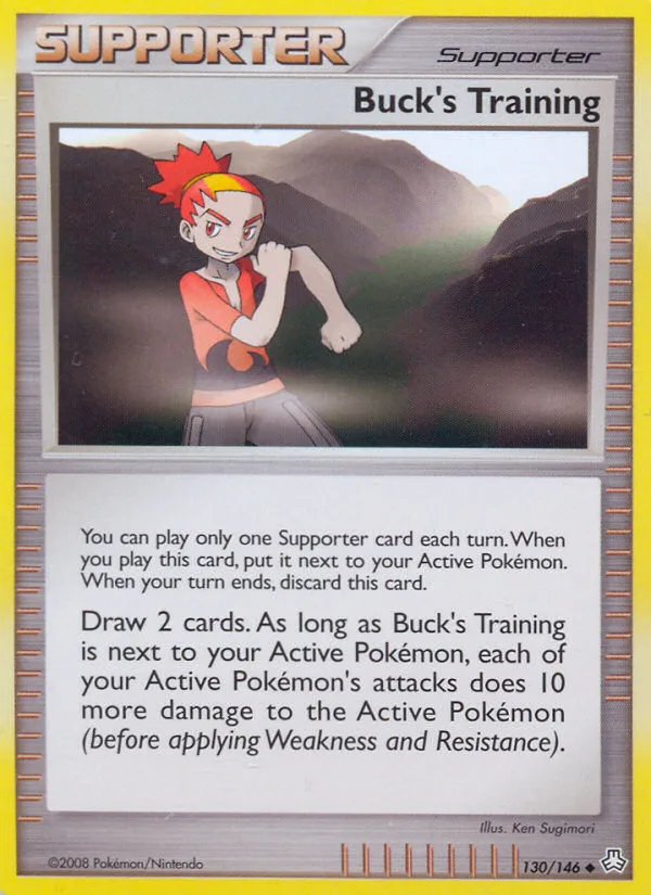 Buck's Training #130 Legends Awakened Pokemon card