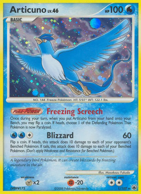 Articuno #1 Majestic Dawn Pokemon card