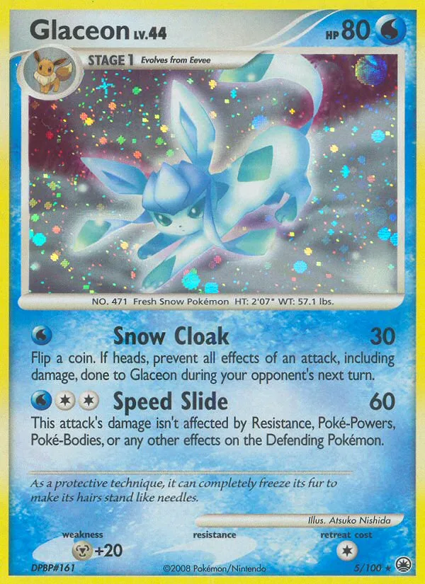 Glaceon #5 Majestic Dawn Pokemon card
